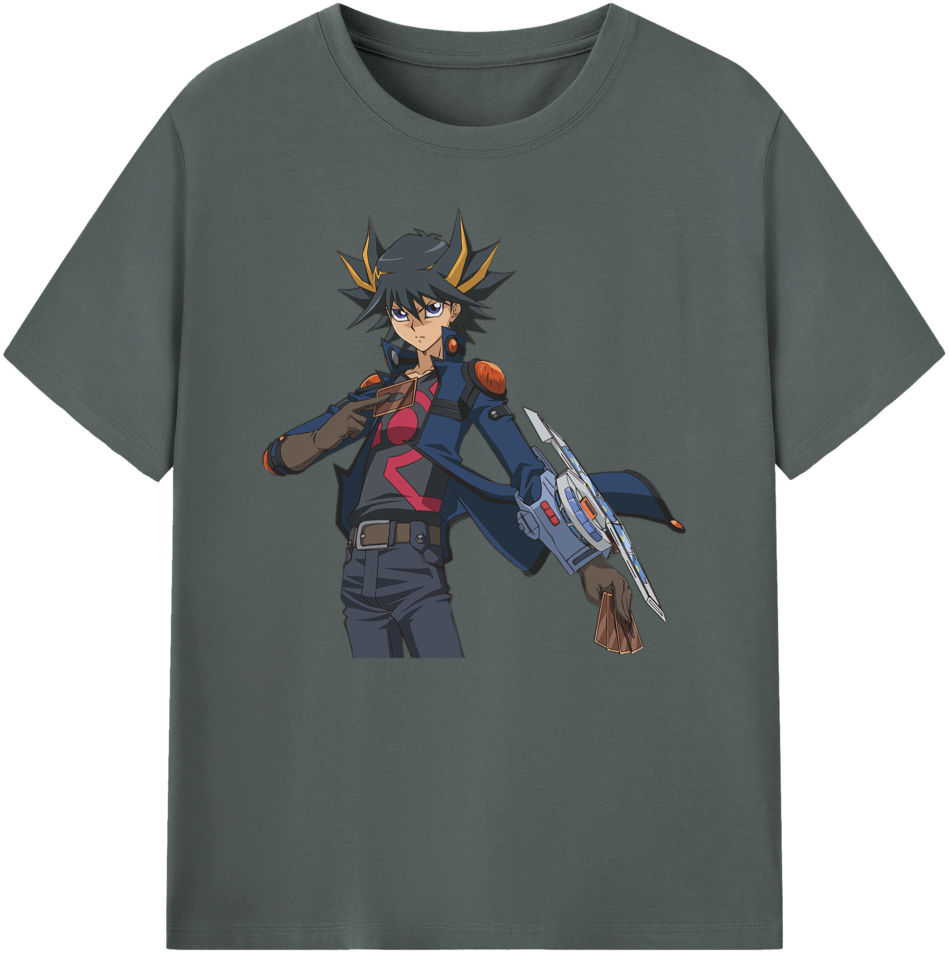 （画像用） 遊☆戯☆王 Yu-Gi-Oh! 綿100％ メンズ半袖Tシャツ｜肌触りやわらか＆通気性
